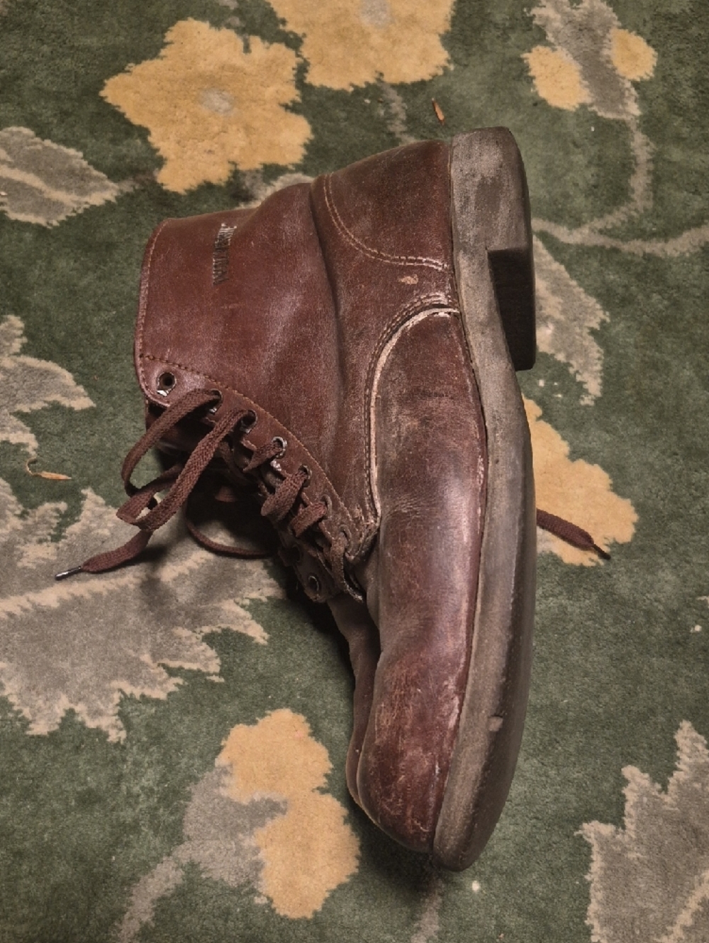 Wolverine Dark Brown Leather Chukka Boots - Picture 2 of 16
